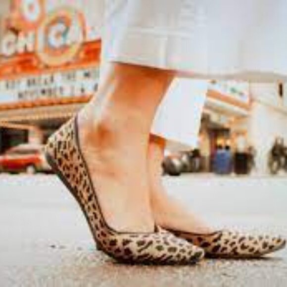 Rothy's The Point Leopard Flats Woman Shoes Size 10 - Picture 1 of 11
